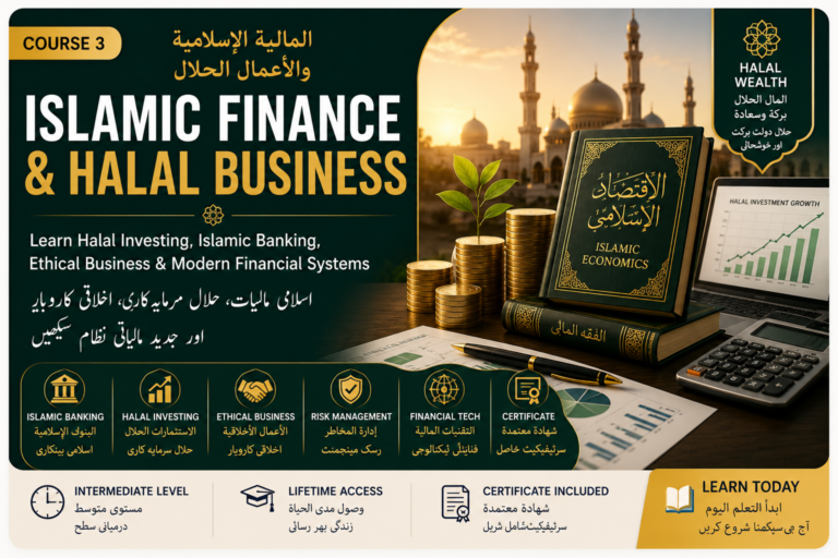 Islamic Finance & Halal Business | التمويل الإسلامي والأعمال الحلال | اسلامی مالیات اور حلال کاروبار