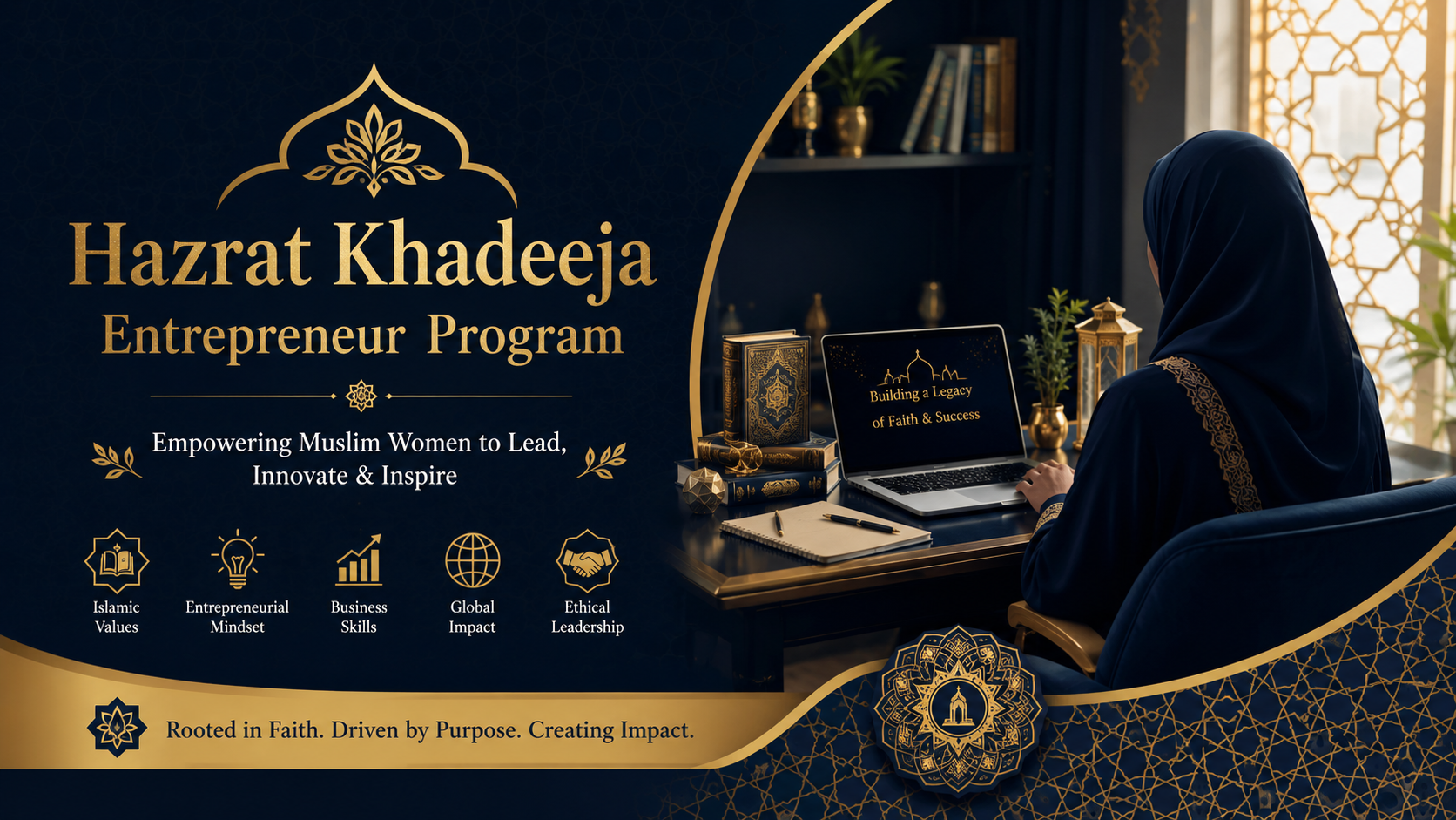 Hazrat Khadeeja Entrepreneur Program — 12 Week Business Course for Muslim Women